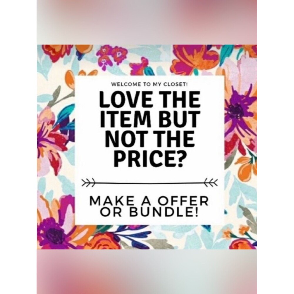 Make an Offer Decor Sign - Floral Graphic